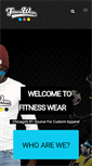 Mobile Screenshot of fitnesswearinc.com
